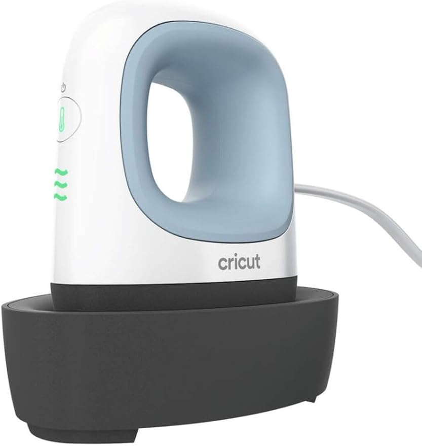 Presse à chaud Cricut EasyPress Mini 10,5 x 8,6 cm – Presse à chaud compacte – Bleue – Pour les transferts thermiques et les petits projets