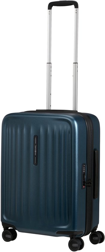 Valise Samsonite - Fyrm Spinner 55/20 (bagage à main) - extensible - bleu acier - 2,6 kg - 46 l