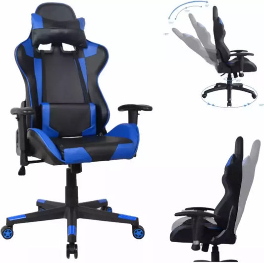 Fauteuil de jeu ergonomique VDD Gaming Thomas - Style « racing » - Réglable - Noir