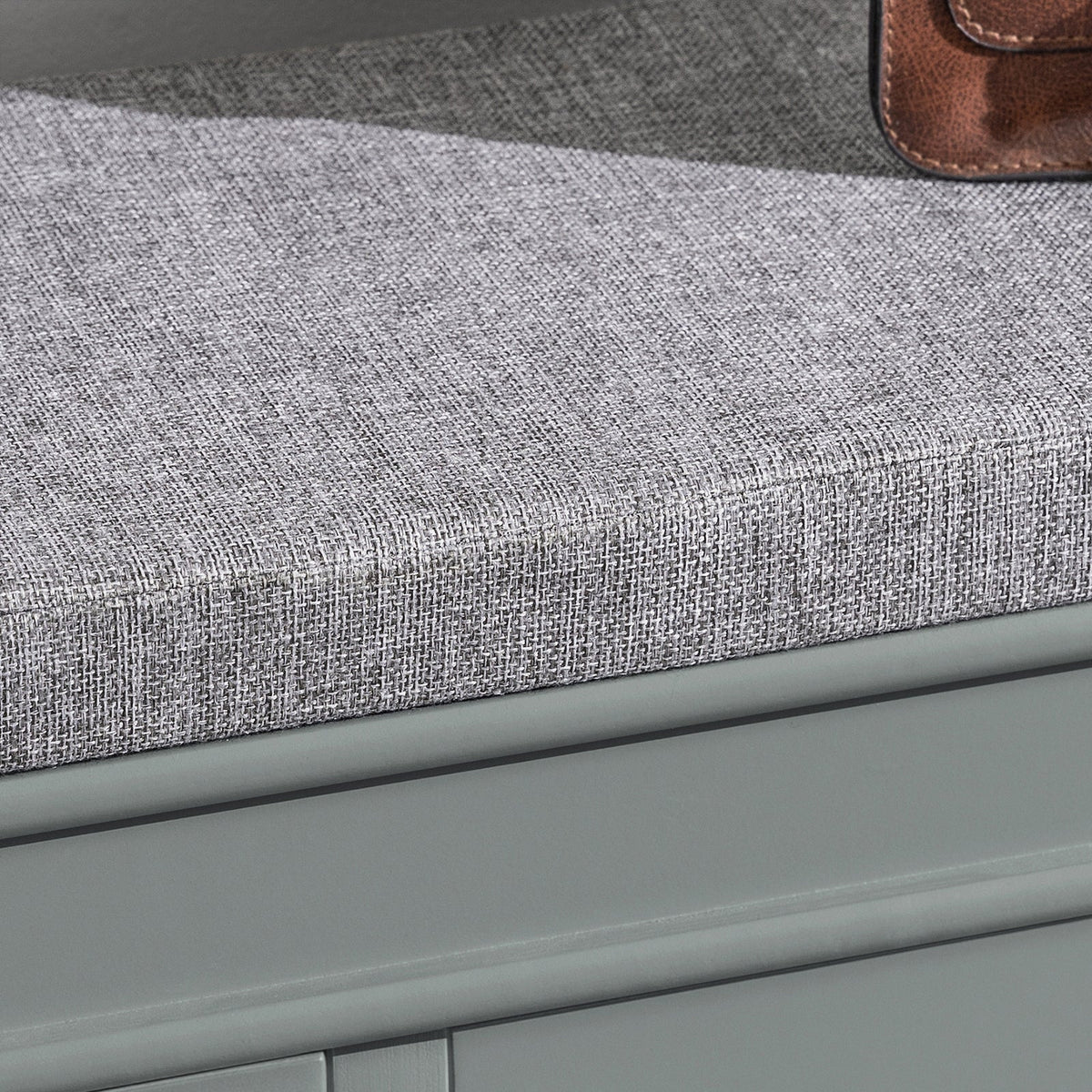 SoBuy FSR64-HG Banc à chaussures étroit avec coussin de siège - 2 rabats - Jusqu'à 8 paires de chaussures - Gris - 60 x 24 x 102 cm