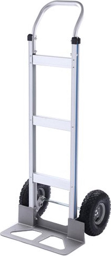BRASQ Chariot pliable en aluminium - Capacité 250 KG - Chariot de transport - Chariot à plate-forme - Chariot