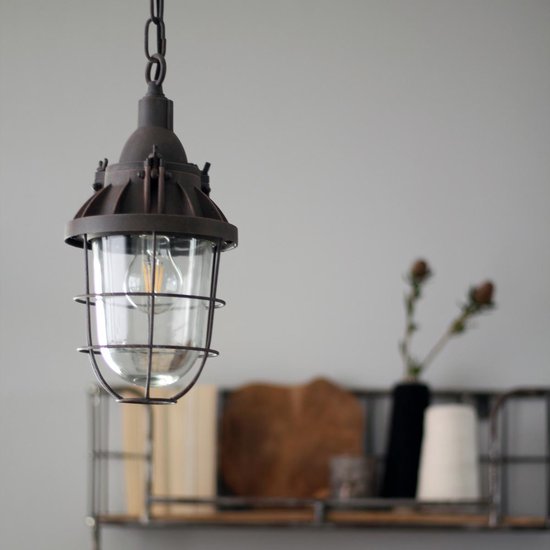 Lampe suspendue Mexlite Ebbe - Gris