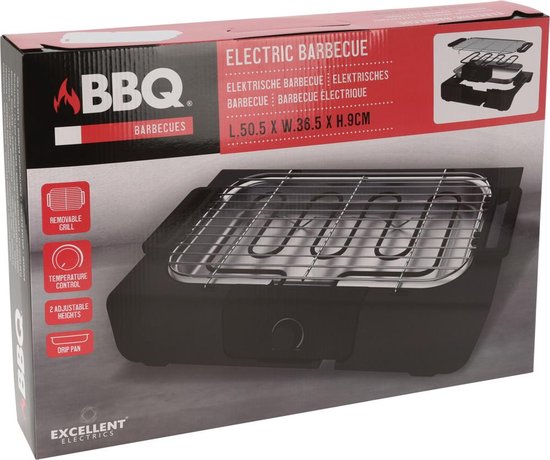 Barbecue de table électrique - Plaque de cuisson 42 x 24