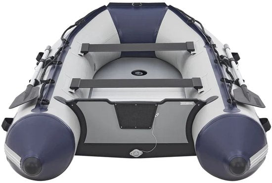 Bateau gonflable / Dinghy gonflable / boat - 2 banquettes - Gris - 2 pagaies incluses