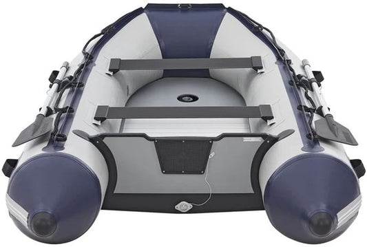 Bateau gonflable / Dinghy gonflable / boat - 2 banquettes - Gris - 2 pagaies incluses