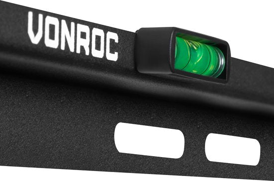 VONROC Support TV - Support mural TV fixe pour 37 à 85 pouces - Universel jusqu'à 60 kg. - Matériel de montage inclus