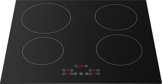 Tomado TIH6001B - Plaque de cuisson à induction - Encastrable - Prise normale - Autoconnexion facile - 1 phase - 4 zones de cuisson - Noir