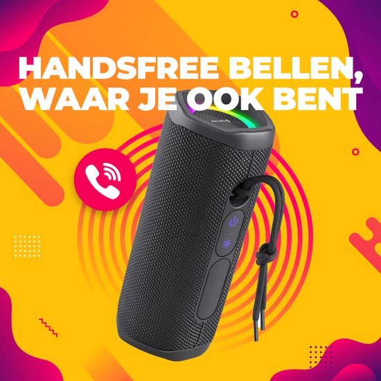 Enceinte Bluetooth Denver sans fil - Effets lumineux - Boîte à musique - AUX - Appairage TWS - BTV223B