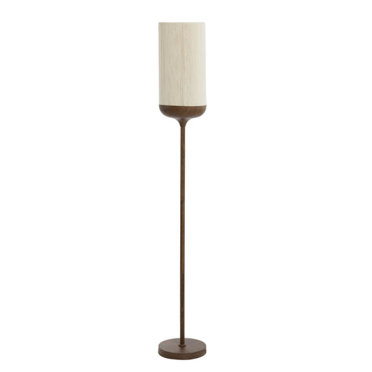 Lampadaire Light & Living Dania - Motif bois - Ø 23 x 159 cm - Marron