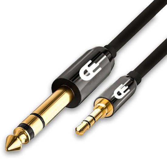 Drivv. Câble jack 3,5 mm vers 6,35 mm Premium - Câble jack - Câble audio - 3 mètres