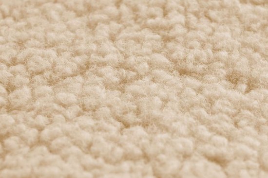 Feel Home - Oreiller chauffant - Teddy - Blanc cassé 45x60cm - avec banque d'alimentation 10000mAh