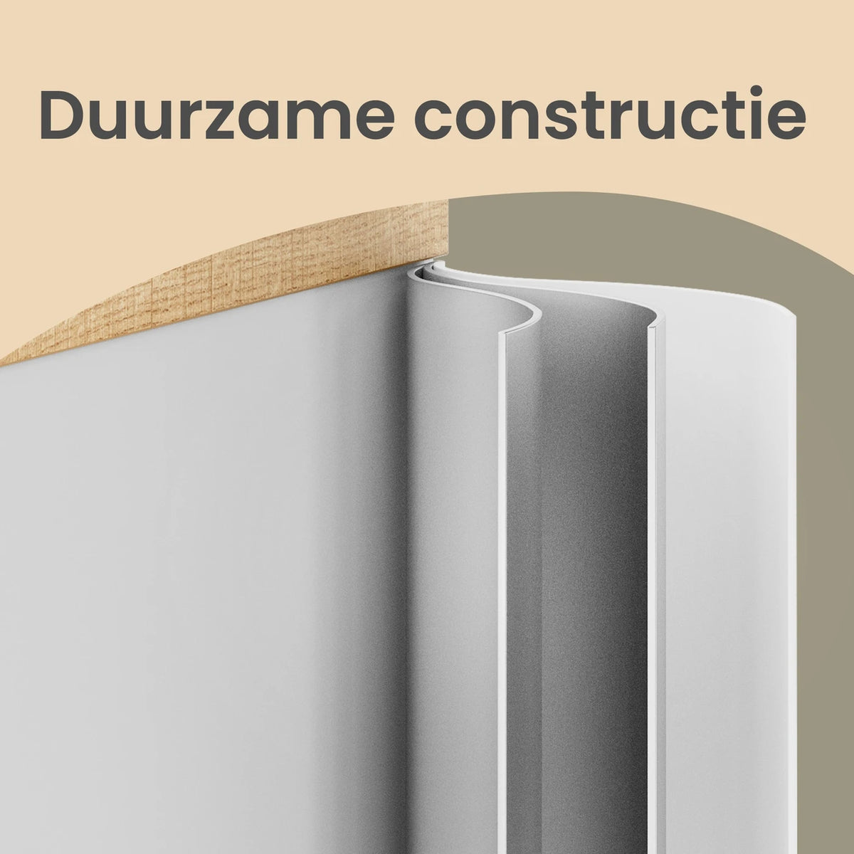 Armoire de rangement en métal Ochama 80 x 40 x 76 cm - Double porte - Étagère réglable - Blanc mat et jaune chameau
