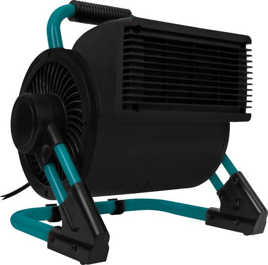Chauffage électrique VONROC PRO- soufflant - chauffage d'atelier - 1350W/2000W - céramique - 3 réglages - thermostat - 900 inclinable - 20m2 - noir
