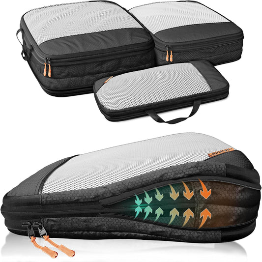 loonara Travel Travel Organiser Set - Black - 3 Parts