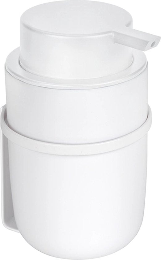Distributeur de savon mural autocollant Wenko - Noir - 250 ml
