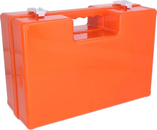 Trousse de premiers secours Carpoint, 166 pièces - DIN 13169 – Pour les secouristes d'entreprise – 2 compartiments principaux et des compartiments plus petits - 33 x 25 x 13 cm
