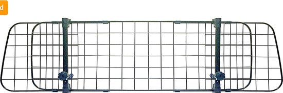 Grille de sécurité pour chien Sakura à fixer aux appuie-tête de la voiture SS5259 - montage facile pour les berlines à hayon, les SUV, les breaks et les monospaces - réglable en largeur, aucun outil nécessaire