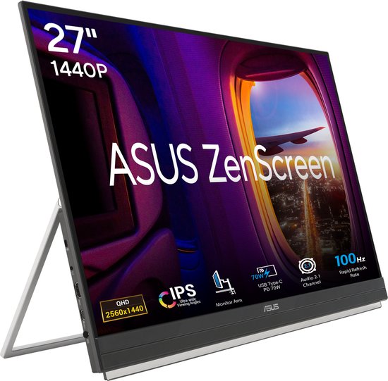 Écran de jeu Asus 90LM0AU5-B01A71 27 pouces Quad HD