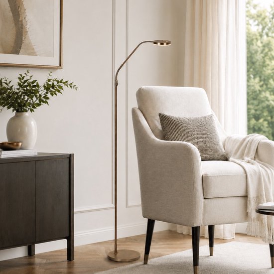 Steinhauer Exclusive - lampadaire - Soleil2 - bronze - plastique et métal - lampe design - LED - 4389BR