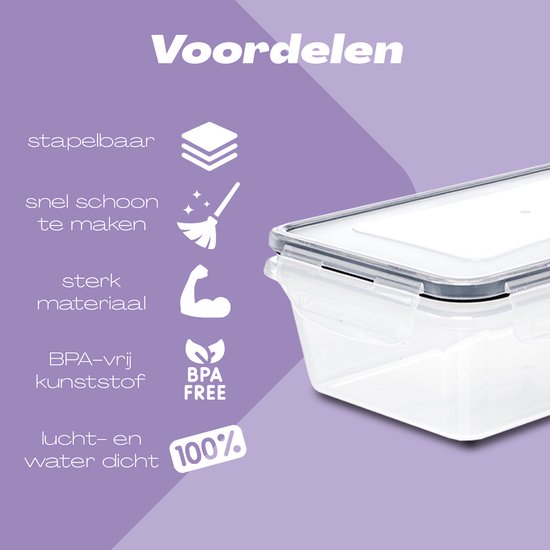 TidyHome® Barquettes de conservation des aliments - Lot de 24 pièces - Dimensions des notes ! - Récipients pour la préparation des repas - Convient pour le micro-ondes, le congélateur et le lave-vaisselle - Récipients pour le réfrigérateur - Récipients de