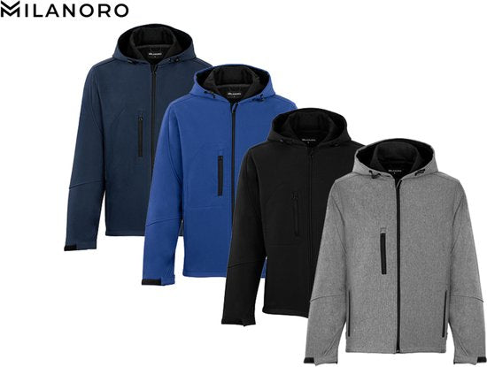Milanoro - Vestes coupe-vent et imperméables - Veste sans capuche - Gris clair - XL
