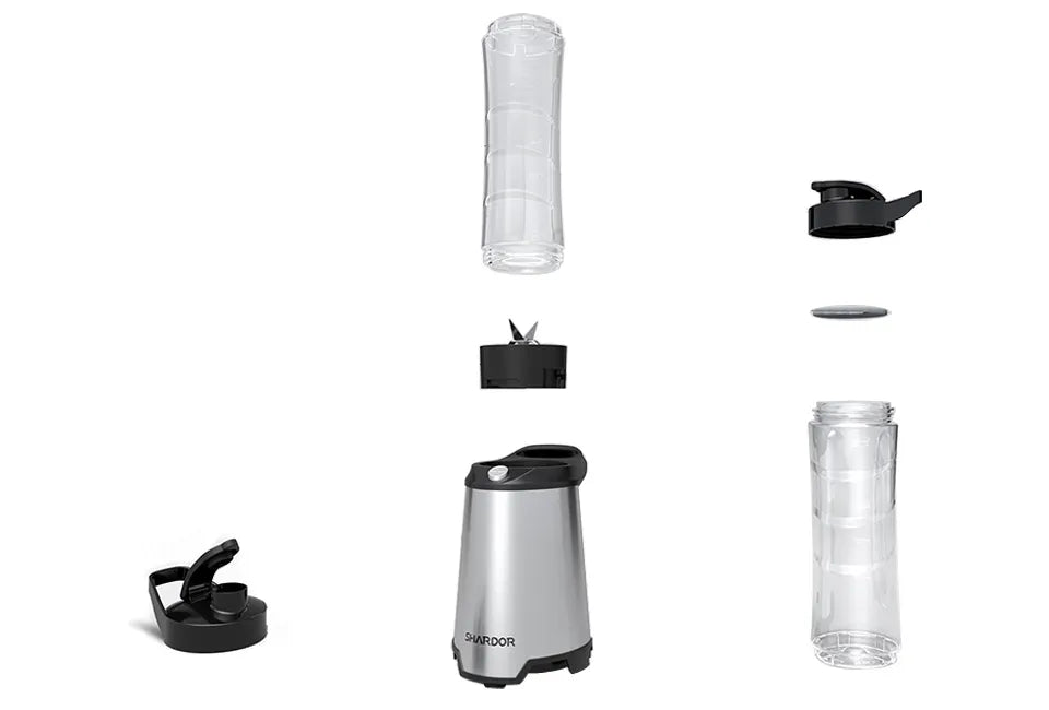 Shardor Mini Blender 600 ml | Puissant 350W | Chaud et froid (0-100°C) | Inclut un gobelet To-Go | Compact et lavable au lave-vaisselle