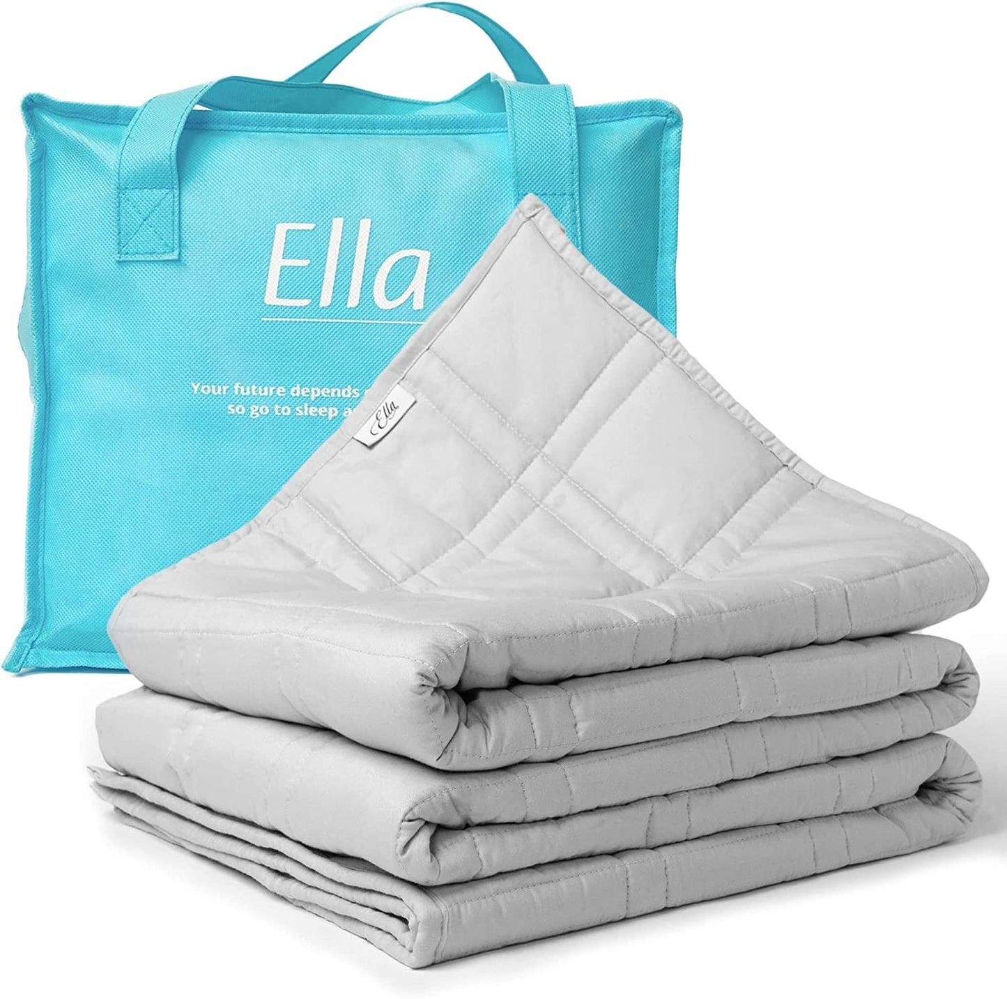 Ella® Couverture lestée pour enfant 4.5kg - 100 x 170cm - Couverture lestée - OEKO-TEX Coton