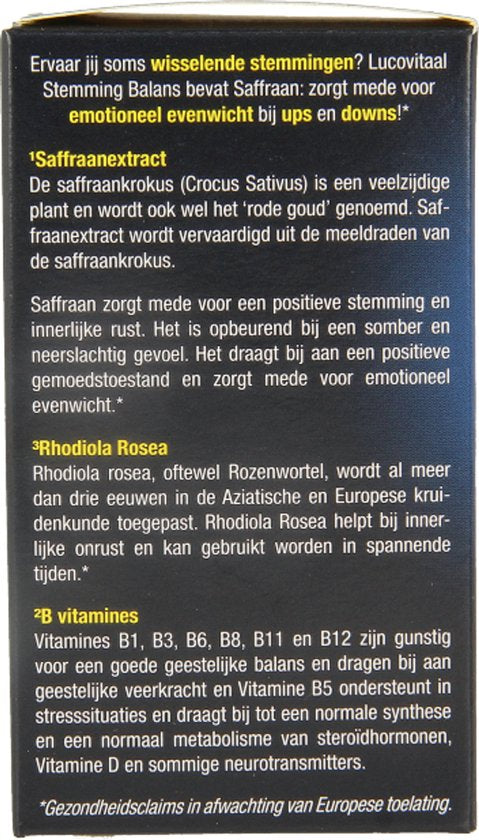 Lucovitaal Équilibre émotionnel, 30 gélules