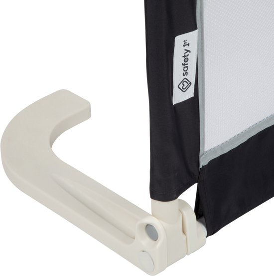 Barrière de lit portable et pliable Safety 1st - Gris foncé avec structure en filet