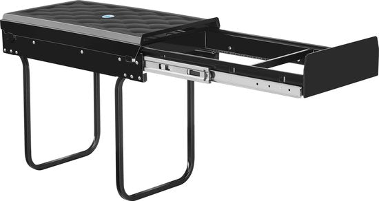 tectake® Collecteur de déchets - Poubelle encastrée - Séparation multiple des déchets - Solution de rangement efficace pour la cuisine et le bureau - Poubelle triple avec rails télescopiques - 3x 10L