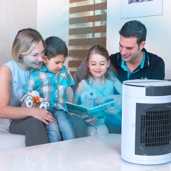 Livington SmartChill blanc - climatiseur portable - refroidissement par eau - climatiseur - 3 vitesses - effet rafraîchissant pendant 12 heures