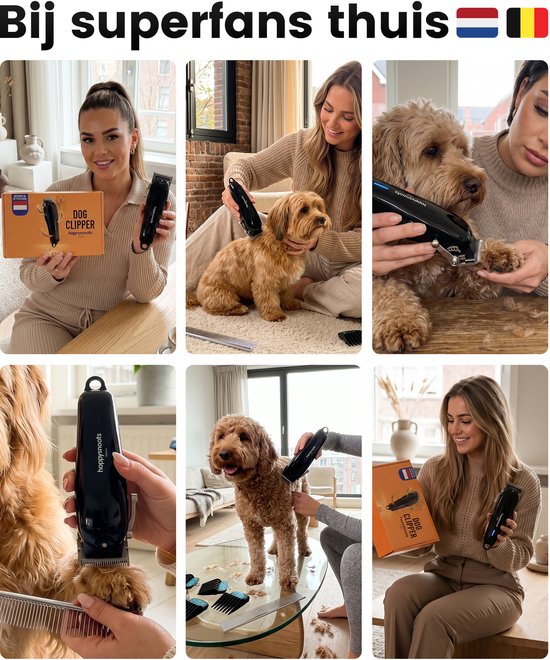 Tondeuse pour chiens à poil épais - Tondeuse pour chiens - Kit de tonte pour chiens - Tondeuse pour chats et animaux