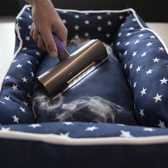 Fur Daddy Deluxe avec batterie rechargeable - rasoir à poils d'animaux pour vêtements - rouleau anti-poils réutilisable pour éliminer sans effort les poils de chat et de chien - brosse anti-poils autonettoyante