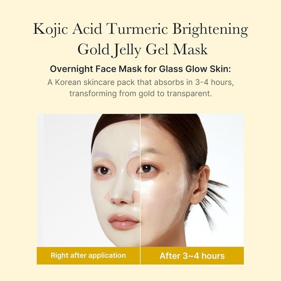 Masque gel éclaircissant Medicube à l'acide kojique et au curcuma