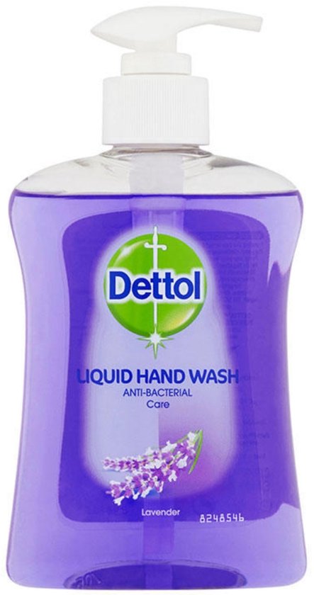 Dettol Gel lavant - Apaisant aux extraits de lavande et de raisin - Savon pour les mains - 250 ml