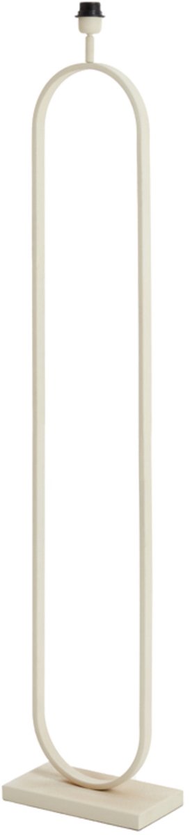 Light & Living Lampadaire Jamiri 142 cm de haut - Crème - Métal, Design minimaliste