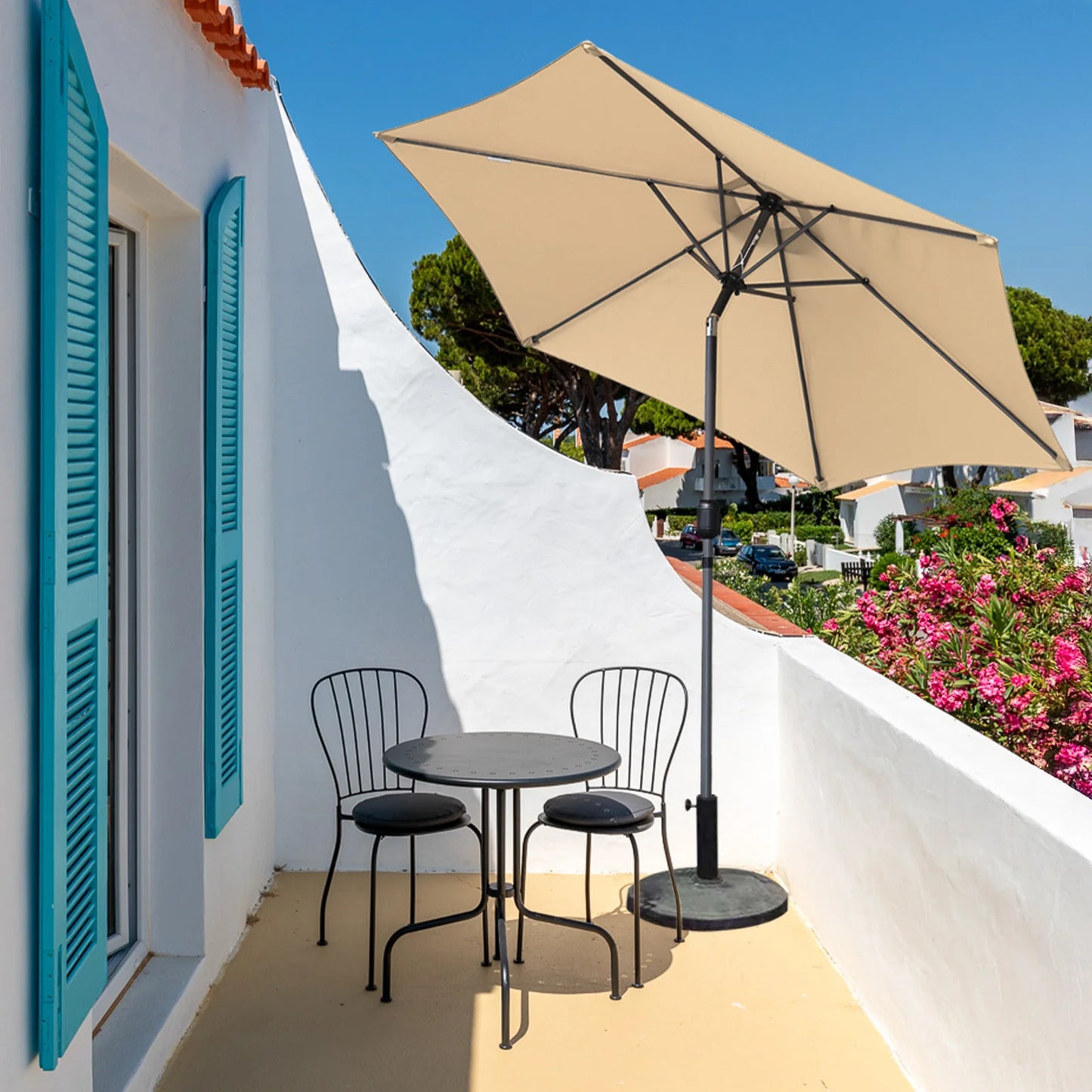 Parasol Angel Living Ø 270 cm - Rouge