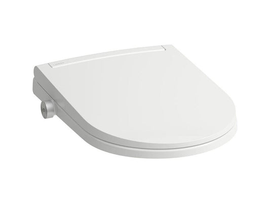Laufen Cleanet Sit Pro 53 cm - blanc - WC suspendu sans rebord – Blanc – Siège chauffant – Fonction sèche-cheveux – Désinfection par UV – Raccordement par le bas - Cuvette seule