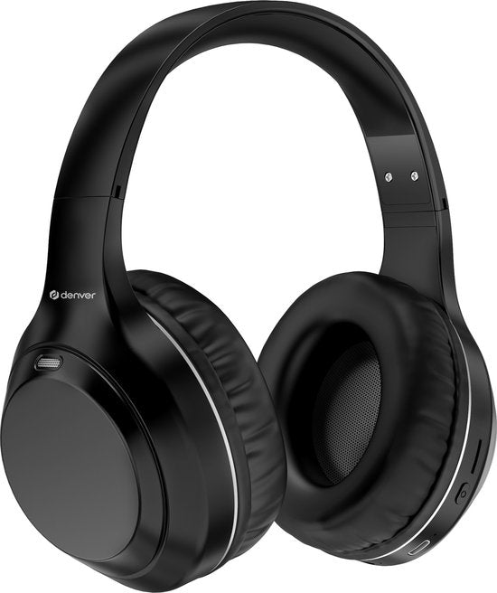 Casque Denver Bluetooth - Suppression active du bruit - Sans fil - Appel mains libres - BTN211 - Modèle 2026
