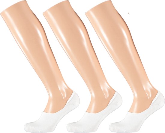 3 paires de chaussettes basses No Show - Chaussettes de pieds - 38 - Noir