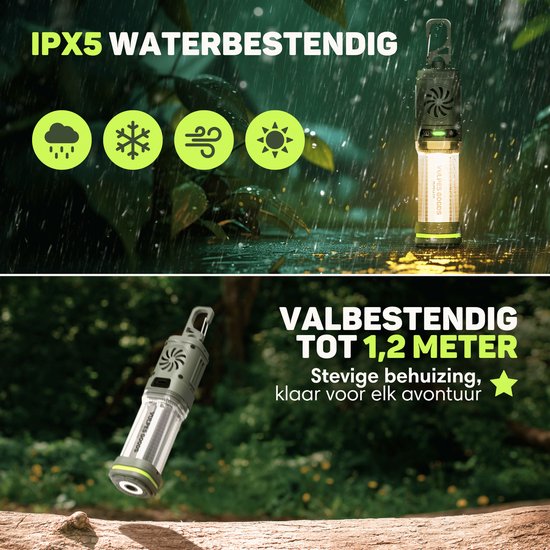 Répulseur Vulpes Goods® - Répulseur de moustiques 3 en 1 - Lampe anti-moustiques rechargeable, Powerbank et lumière - Pour le voyage, le camping, la randonnée - Intérieur et extérieur - 400LM - Magnétique - 10 coussinets parfumés supplémentaires inclus