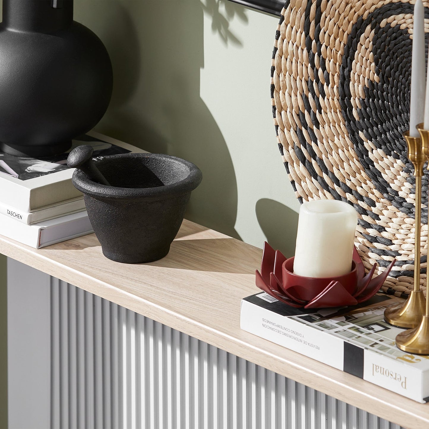 SoBuy Table d'appoint - Moderne - Max. 50 kg - 120 x 20 x 80 cm