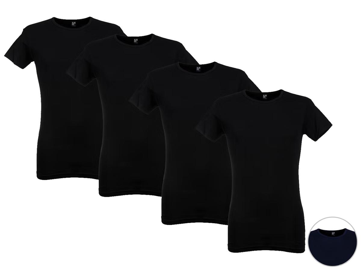 T-shirt Alan Red Ottawa - Lot de 4 - taille XL - bleu marine