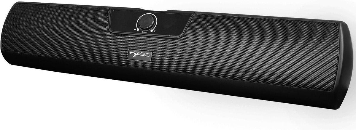 HXSJ Q3 Soundbar PC Speaker - USB - pour ordinateurs de bureau / portables / téléviseurs intelligents / projecteurs - Noir