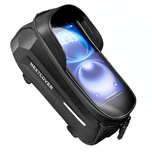 Sacoche de cadre de vélo Nextcover 24 x 10,5 x 15 cm - Sacoche pratique - Écran tactile - Imperméable