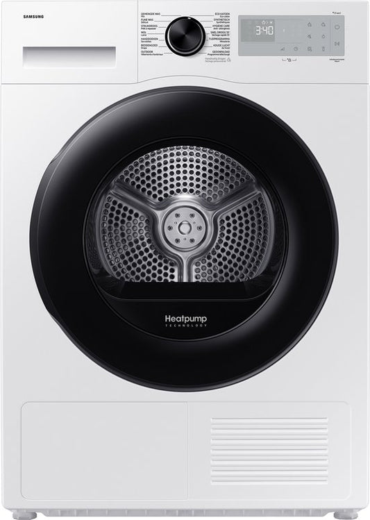 Samsung DV9UDG52A0AHEN Sèche-linge - Sèche-linge à pompe à chaleur - 9kg - Blanc - NL/FR