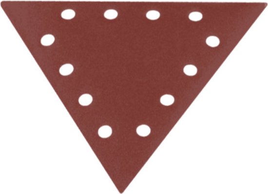 Papier abrasif triangulaire Scheppach K80, lot de 10