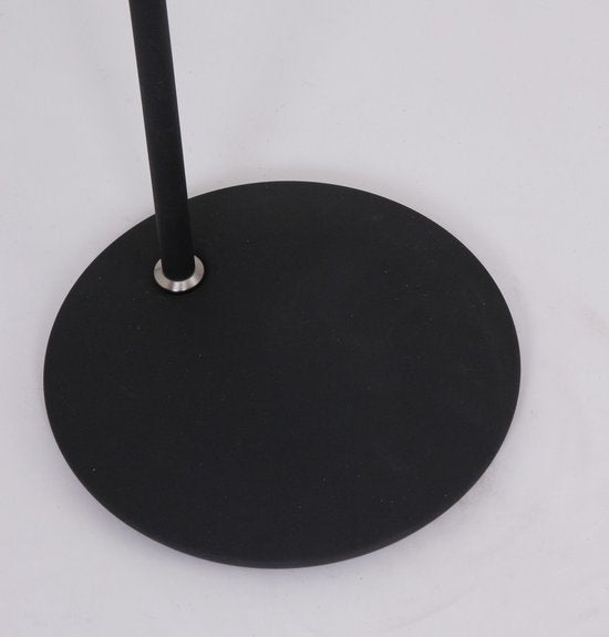 Lampadaire Zenith LED 1477ZW noir, hauteur 185 cm, matière plastique et métal, inclinable, Steinhauer Exclusive