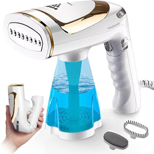 Défroisseur vapeur - TibaGoods - Pour vêtements - Chauffe rapidement - 1600w - 250ml