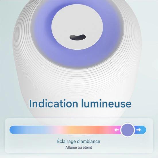 Auronic Humidificateur - 3L - Convient pour la chambre à coucher, la chambre de bébé, le bureau, le salon et plus encore - Humidificateur - Sans BPA - Blanc